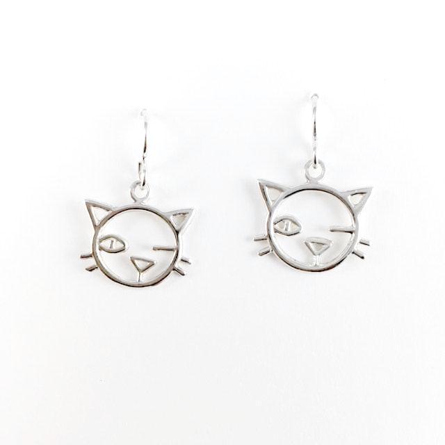 WCE - Winking Cats - Sterling Silver