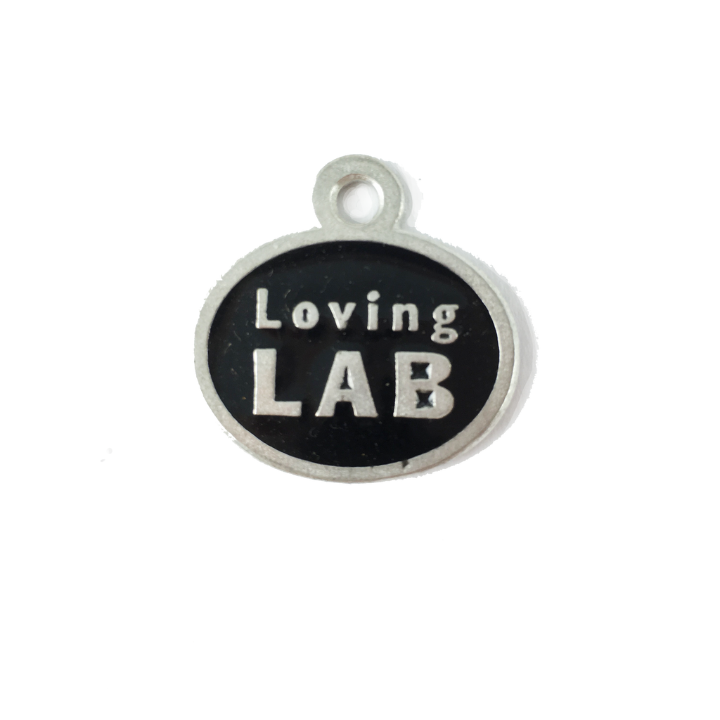 AT69-Loving lab Pet Tag