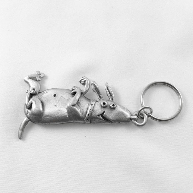 LK15 - Lying Dog Keychain